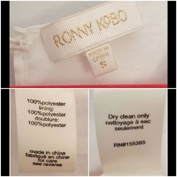 NWOT Ronny Kobo Astrid White Dress Small - Picture 16 of 16
